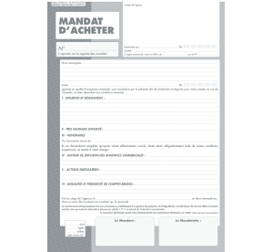 Mandat d'acheter, le paquet...