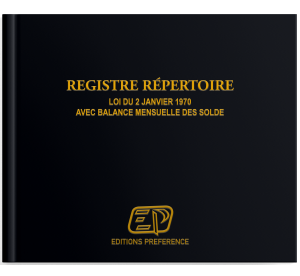 Registre répertoire "PLUS"...