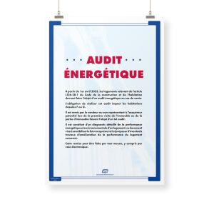 Affiche Audit énergétique,...