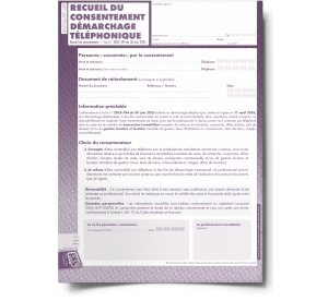 Recueil du consentement...